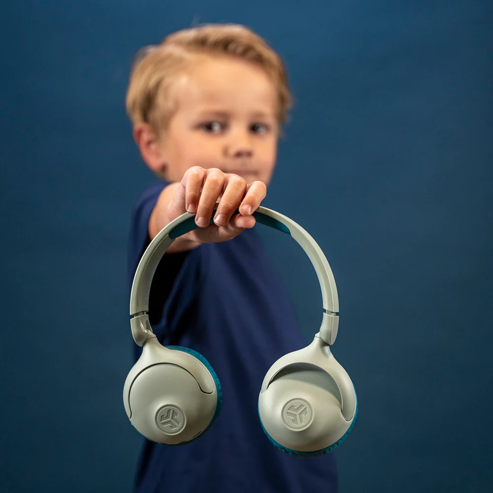 JBuddies Pop Wireless Kids Headphones Teal - Image 2